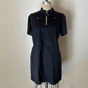 Chic French Design House- PAUL & JOE -Dark navy mini dress with THEORY shorts!